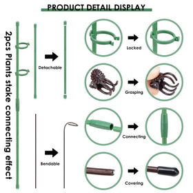 Buaszay indoor outdoor plant-support system suits roses, orchids, and peppers