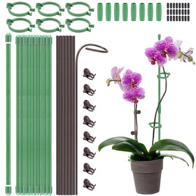 Buaszay plant stake kit 12-inch extensions for longer supports in indoor and outdoor pots