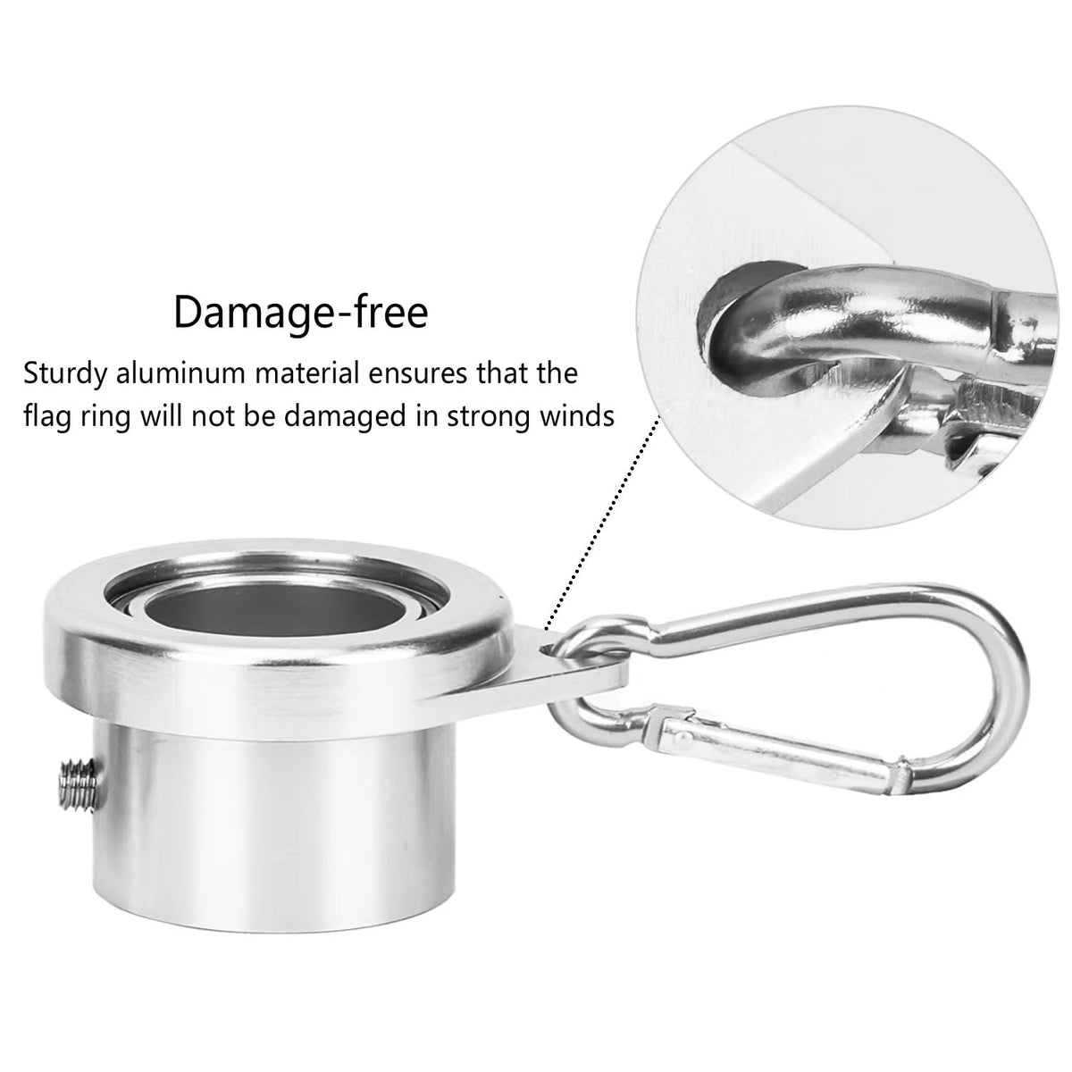 Bubblythe adjustable screw lets you fit 1-1.3 inch poles.