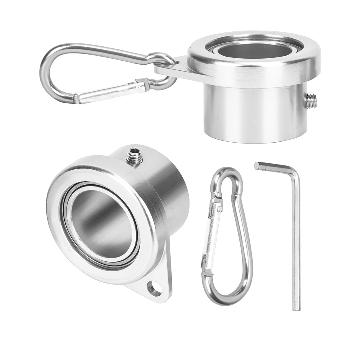 Bubblythe flag ring bearing 360-degree rotation enables tangle-free display.