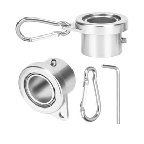 Bubblythe flag ring bearing 360-degree rotation enables tangle-free display.