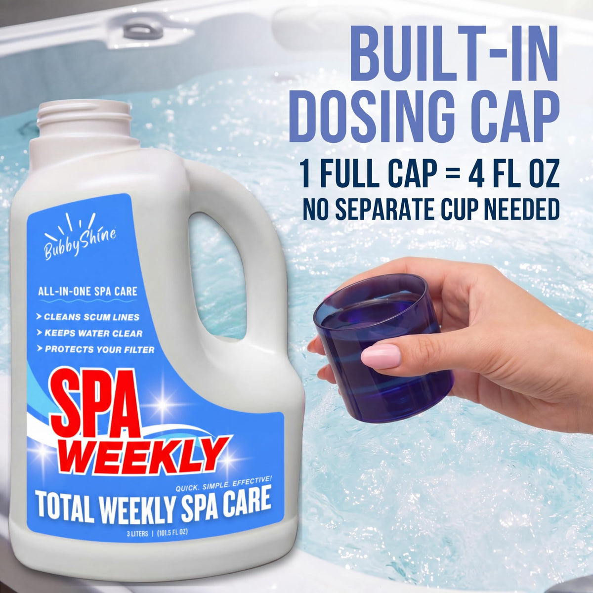 BubbyShine large bottle value for weeks of maintenance