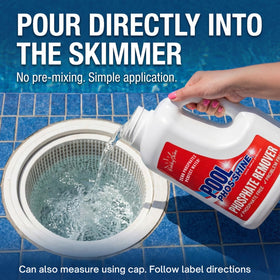 Weekly skimmer-pour method with BubbyShine for convenience