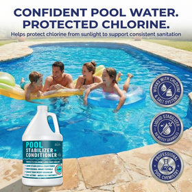 BubbyShine stabilizer compatible with salt pools