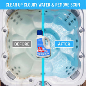 BubbyShine quick weekly step with capful dosing and circulation
