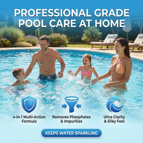 BubbyShine easy weekly-dose reduces guesswork for pool care