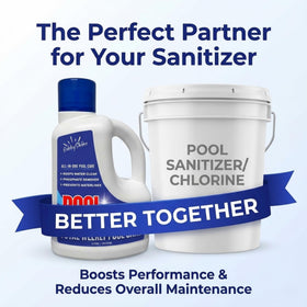 BubbyShine enzyme support targets oils for cleaner pool balance