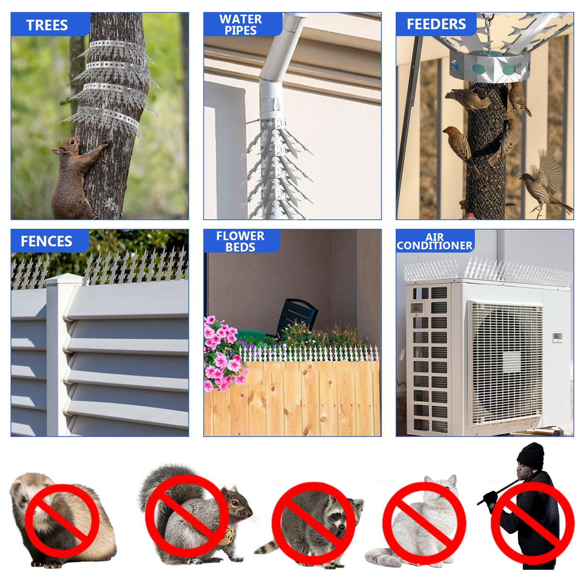 Bublador drainpipe application shows deterrence for attic access.