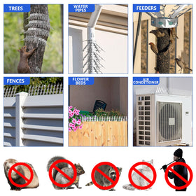 Bublador drainpipe application shows deterrence for attic access.