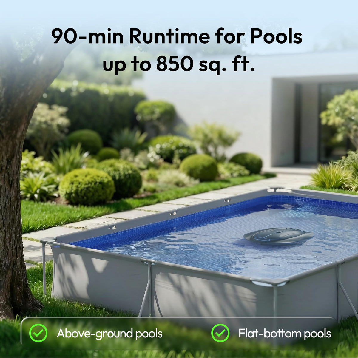 Bubot 300P ideal for above-ground pools up to 850 sq ft