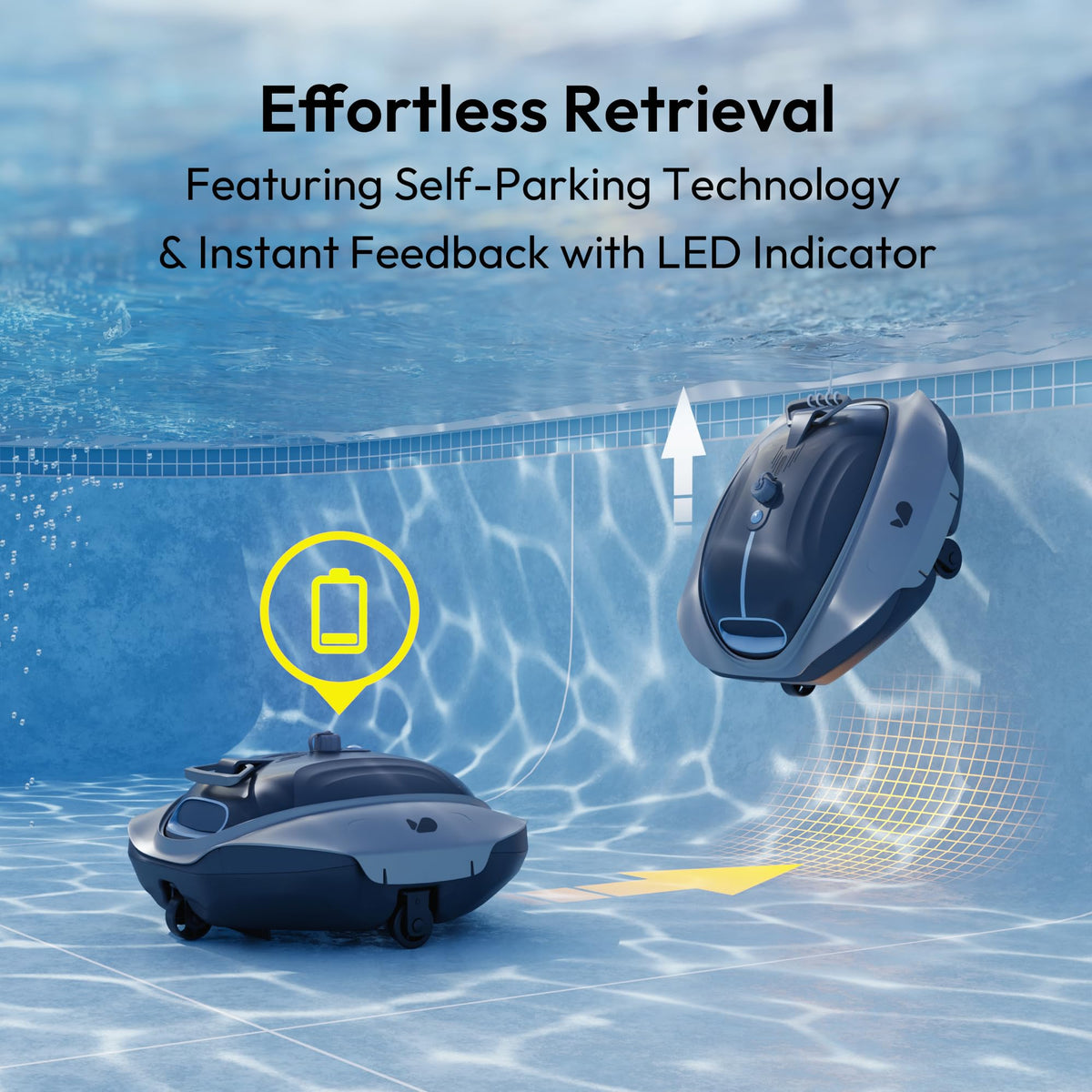 Bubot 300P auto parking for easy retrieval when the job finishes