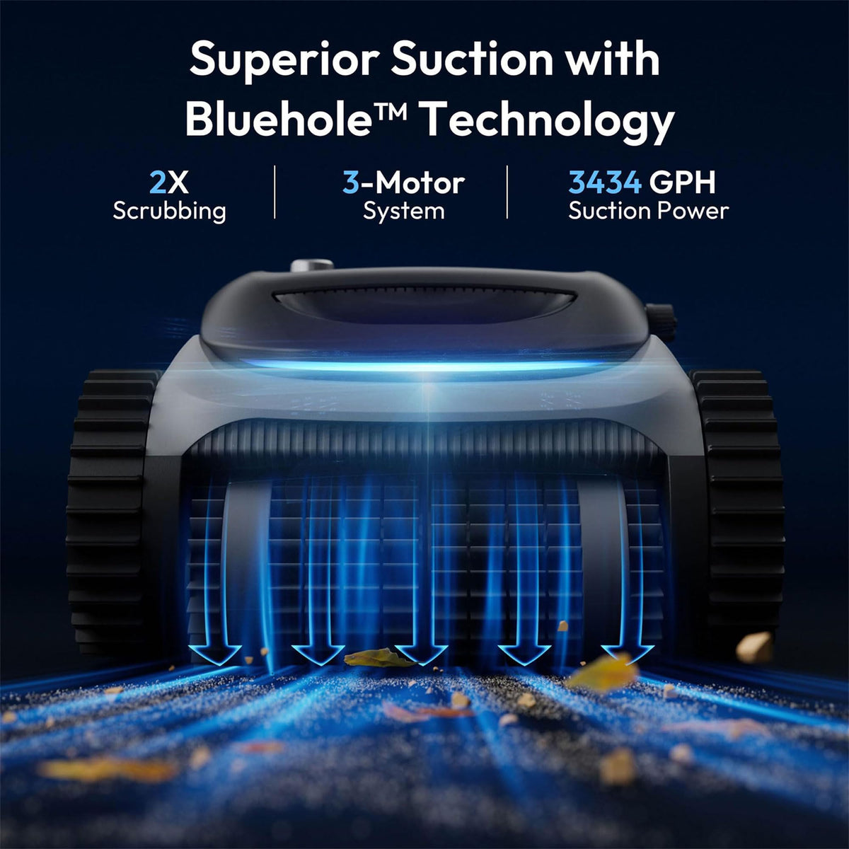 BUBLUE Bubot 700 side view showing compact cordless design