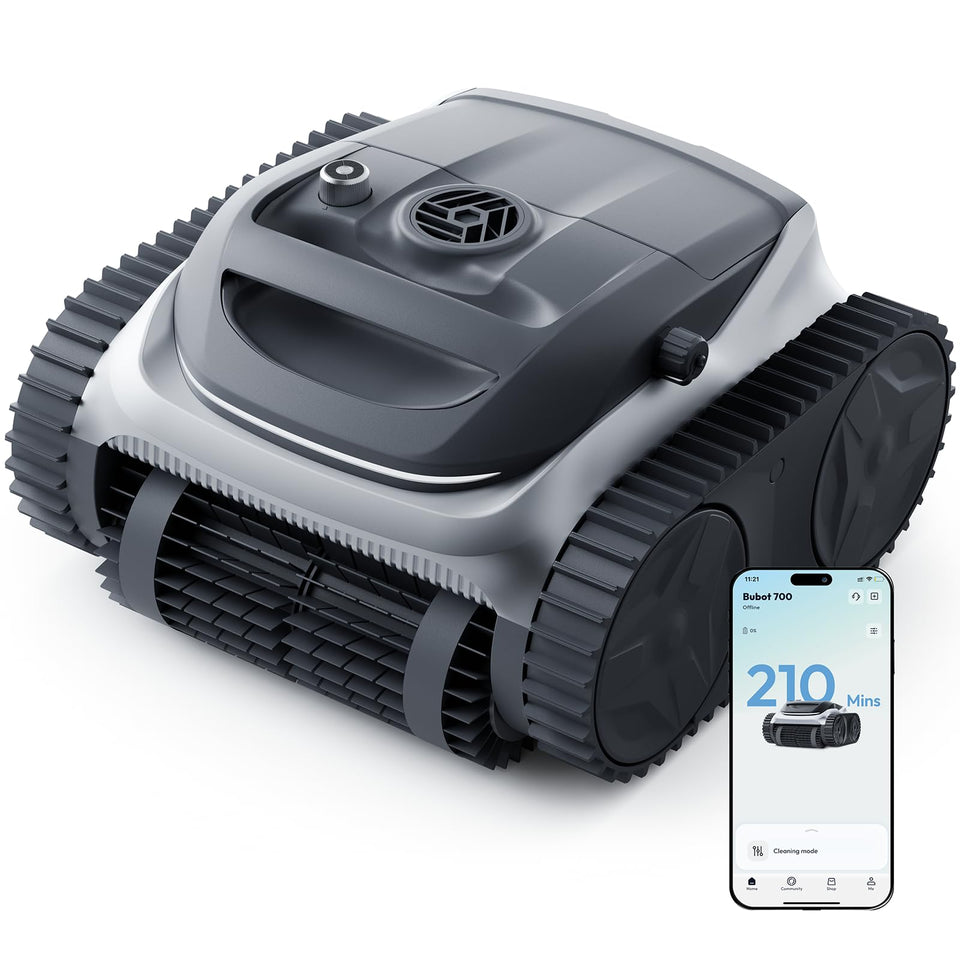 BUBLUE Bubot700 advanced suction captures deep debris efficiently