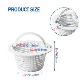 Buccilly 513330 skimmer basket two-pack for extended maintenance intervals