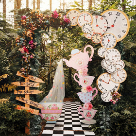 Bucherry Wonderland yard decor kit ready for outdoor garden celebrations