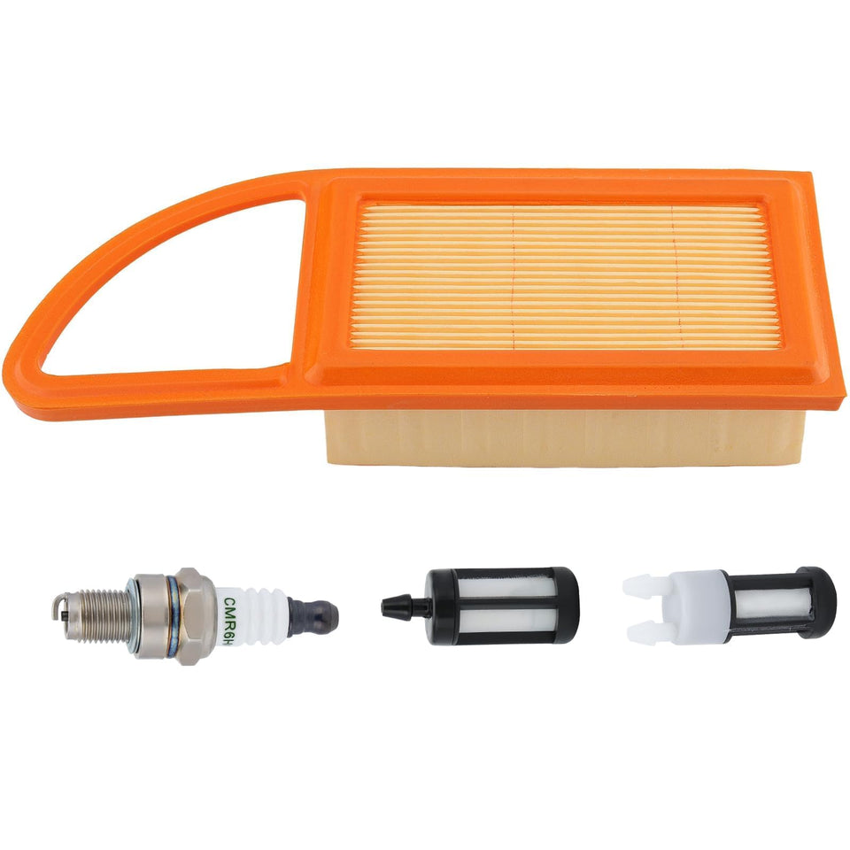 Buckbock BR600 air filter close-up for reliable engine protection during lawn care.