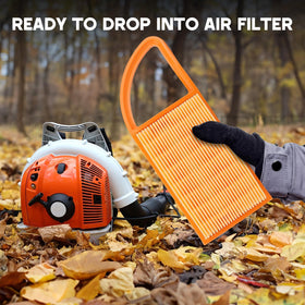 Buckbock BR600 air filter packaging shown for quick replacement on the job.