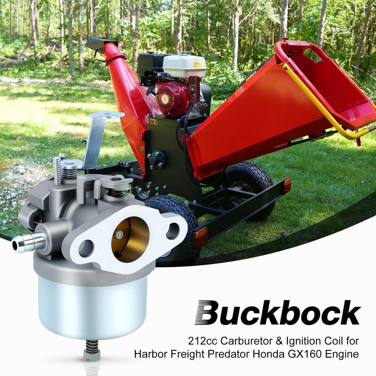 Buckbock carburetor air filter kit for smoother operation
