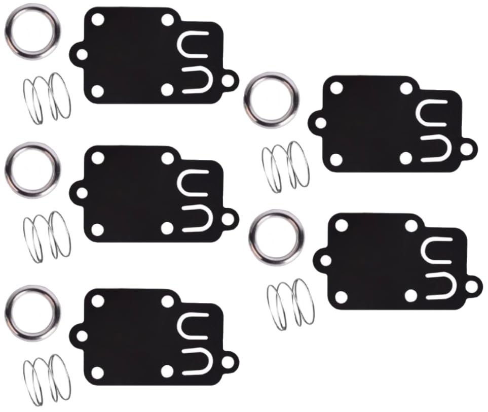 Buckbock carburetor diaphragm gasket kit for Briggs & Stratton engines improves idle reliability.