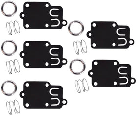 Buckbock carburetor diaphragm gasket kit for Briggs & Stratton engines improves idle reliability.