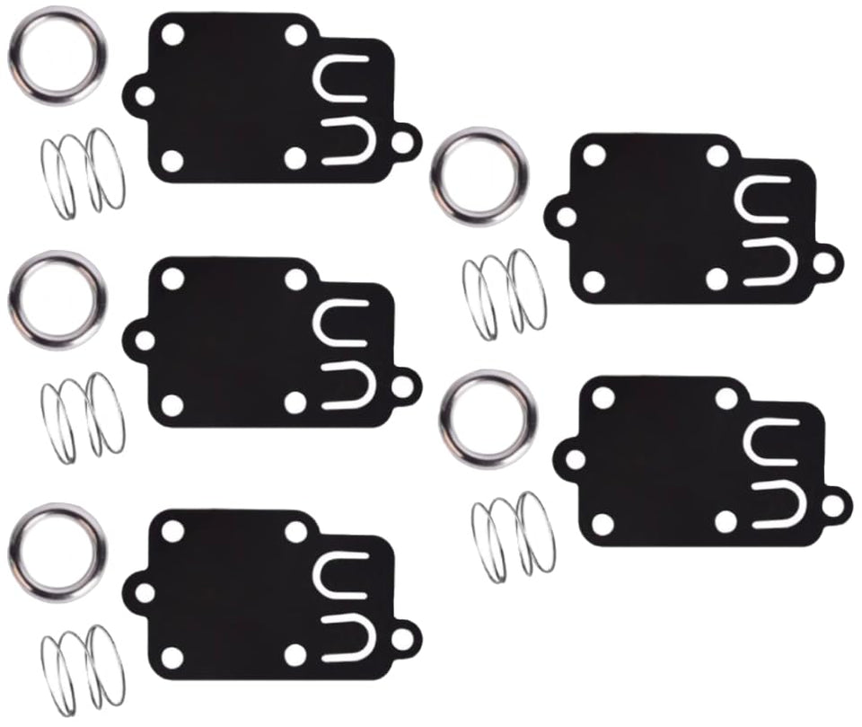 Buckbock carburetor diaphragm gasket kit for Briggs & Stratton engines improves idle reliability.