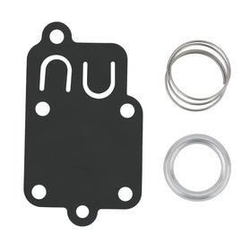 Buckbock packaging includes five diaphragms, five springs, and five caps.