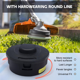 Buckbock Stihl FS90 trimmer head compatibility for reliable brush clearance.