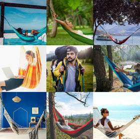 Budobeg hammock straps in camping use for easy setup
