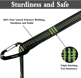 Budobeg straps withstand heavy loads up to 1000 lbs per strap