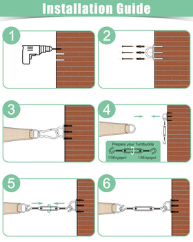 Budoni screws and plastic expansions for durable mounting.