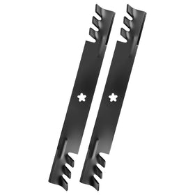 Budrash 138971 mower blades on a 42-inch deck produce finer clippings.
