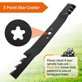 Budrash 22in mulching blade for Husqvarna HU700AWD for efficient mulching
