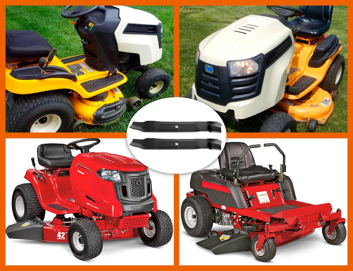 Budrash 3in1 mulching-bagging-side-discharge blade for versatile mowing.