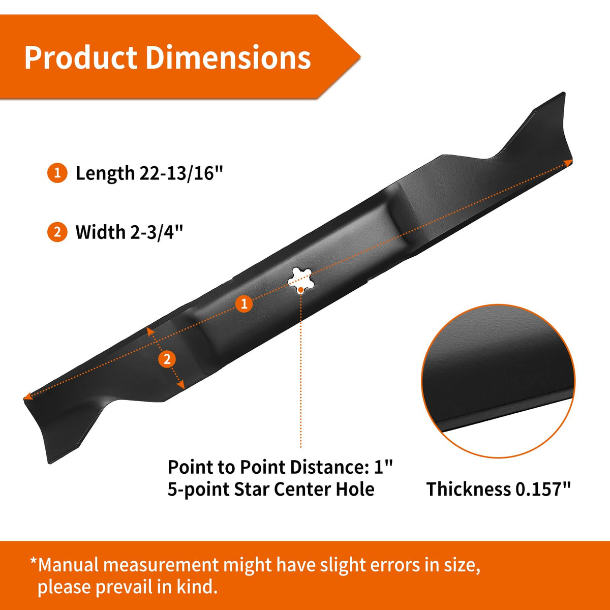 Budrash 532405380 blades packaged for quick replacement and better clipping discharge.