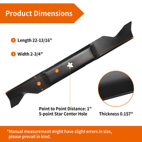 Budrash 532405380 blades packaged for quick replacement and better clipping discharge.