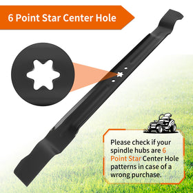 Budrash 942-04385 3-in-1 mulching blade design supports efficient clippings management.