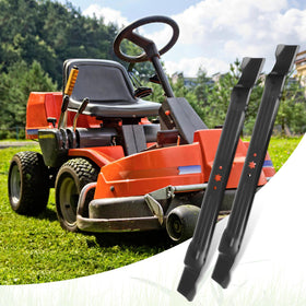 Mulching action helps distribute clippings for a tidy lawn.
