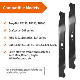 Budrash 942-0741A compatible with Troy-Bilt TB130 for 21-inch decks.