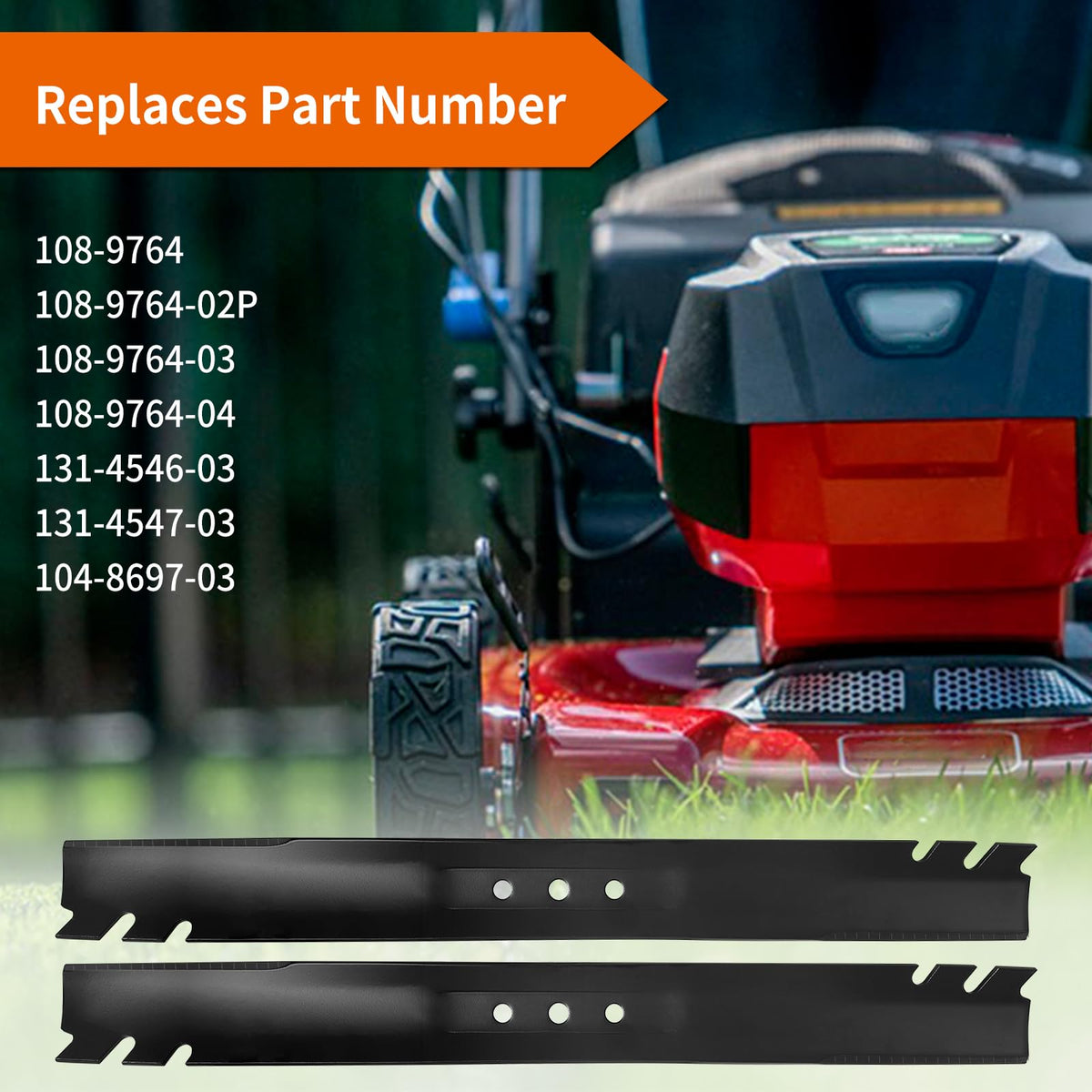 Budrash mulching blade in action delivering even mulch distribution on lawn