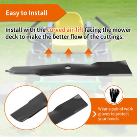 Budrash blade shape for high-lift cutting promotes even clippings