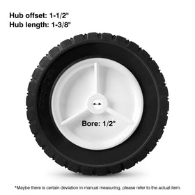 Budrash diamond tread black wheels reduce noise and improve grip on varied surfaces