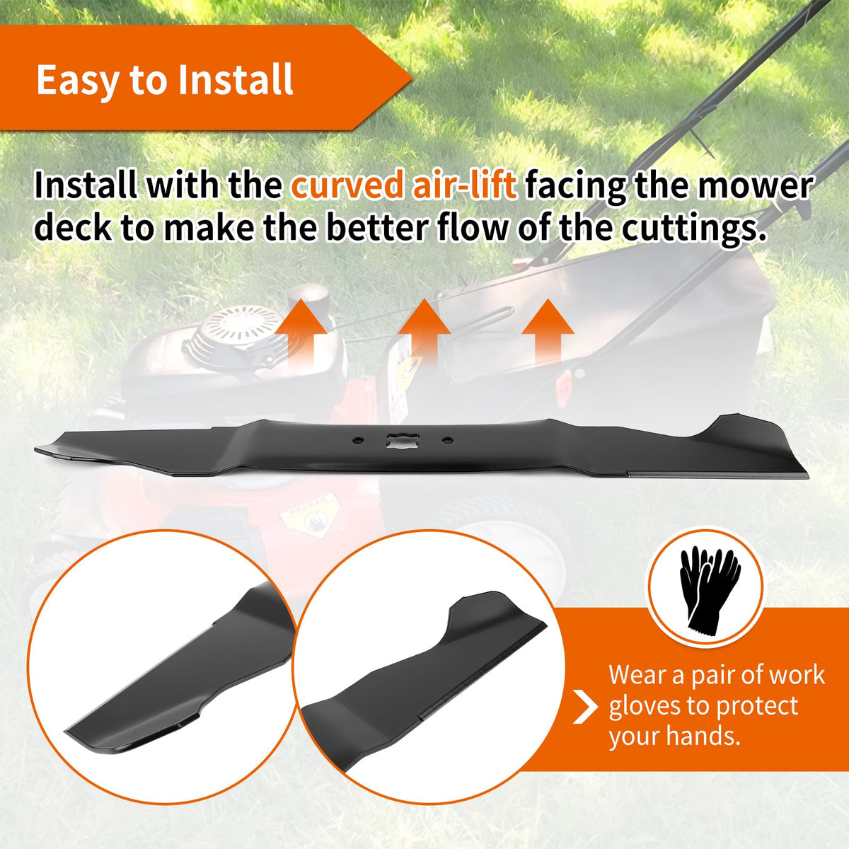 Budrash blade dimensions show 21-inch length and 2-1/4-inch width for proper fit
