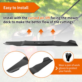 Budrash blade dimensions show 21-inch length and 2-1/4-inch width for proper fit