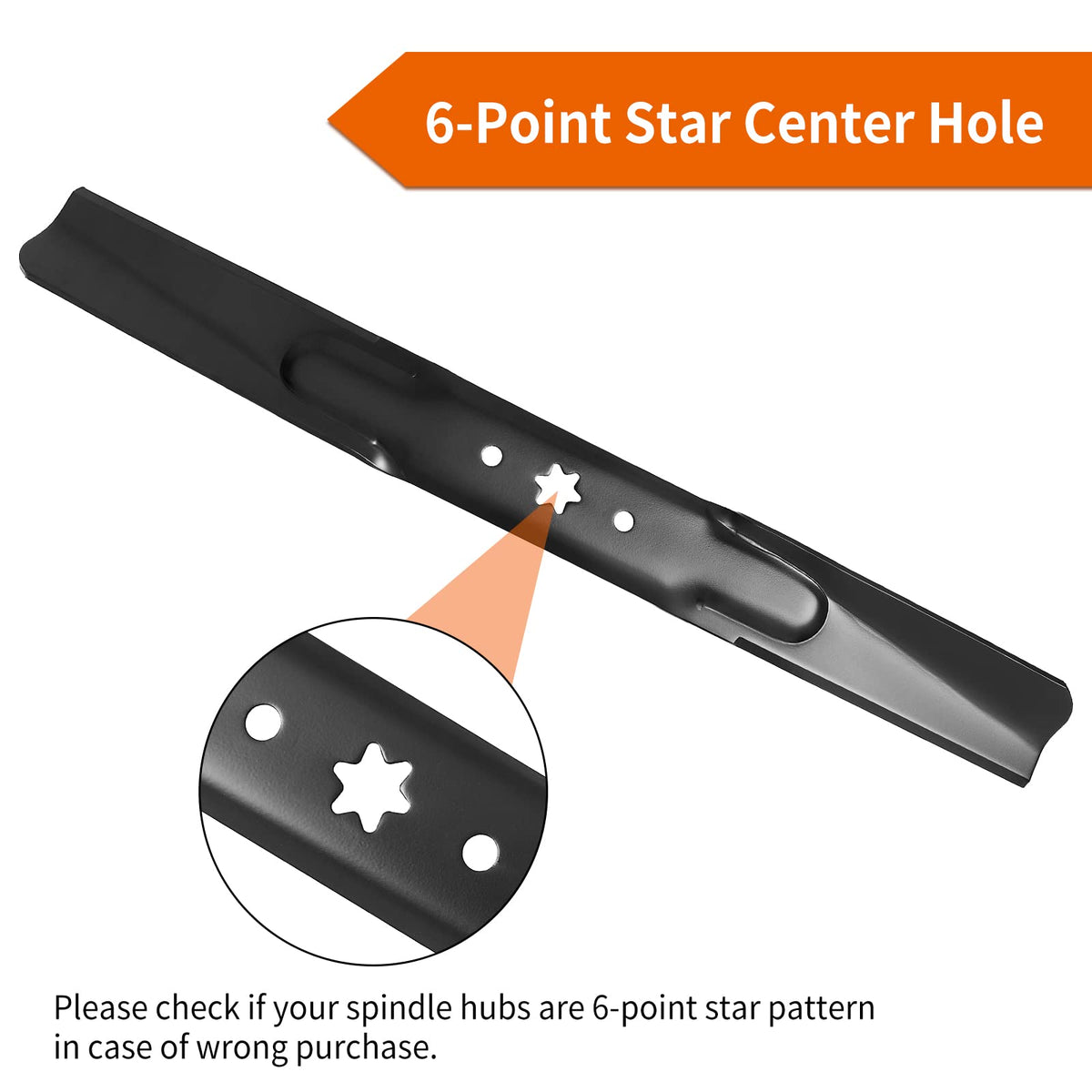 Budrash durable metal blades closeup highlights long-lasting steel for consistent mowing.