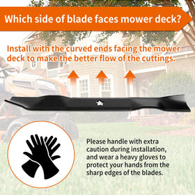 Budrash blades showing five-point star center holes for secure mounting and stability.