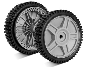 Budrash 8-inch front wheel for HU 581009202-2 with durable tread.