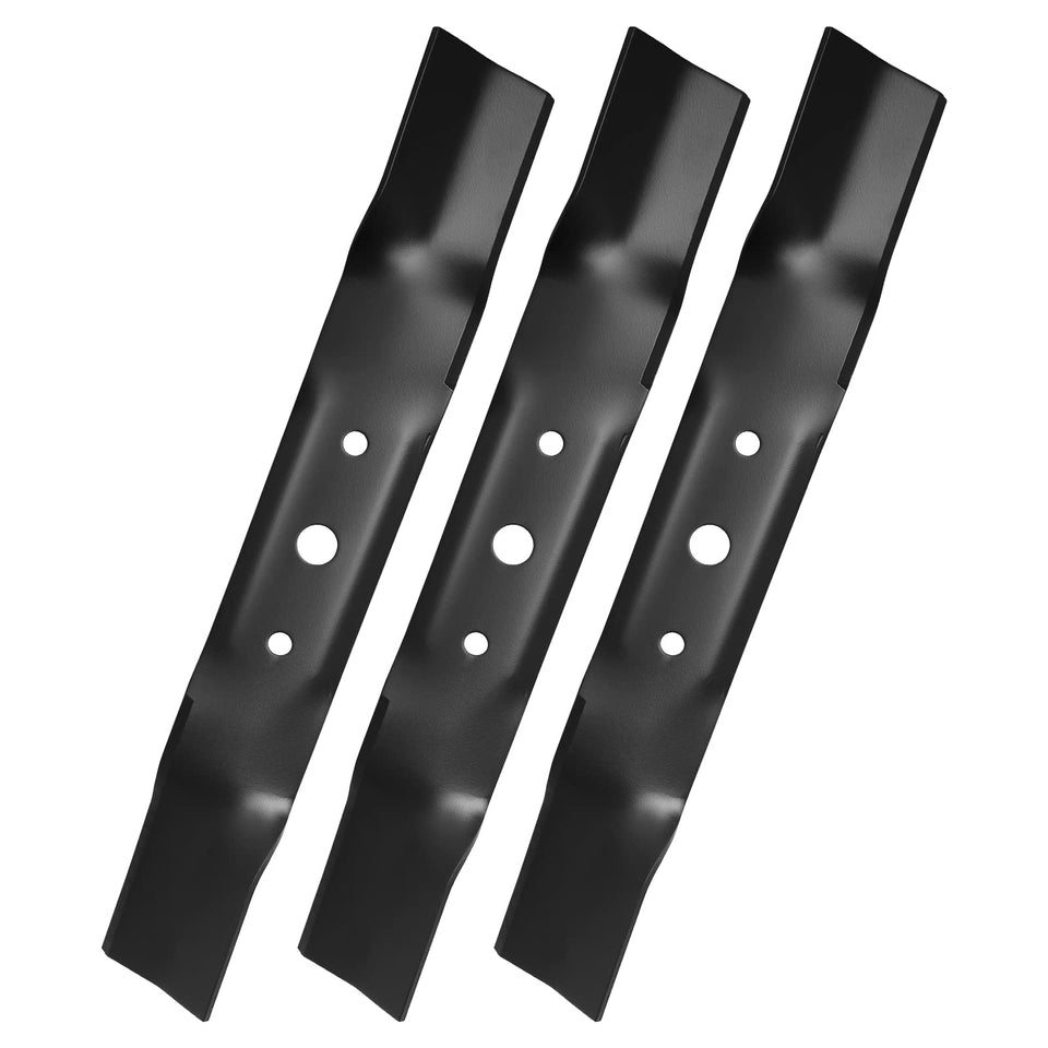 Budrash GX20250 mower blades for John Deere 48-deck deliver reliable cutting in a 3-pack.