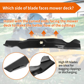 Budrash heavy-duty steel mower blade illustrating durable construction.