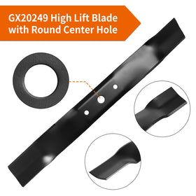 budrash jd-l100-l110-l118-compatible blade for efficient bagging on 42-inch decks