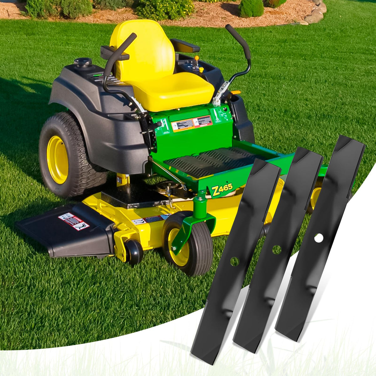 Budrash M143520 improves lawn mowing performance with precise blade geometry.